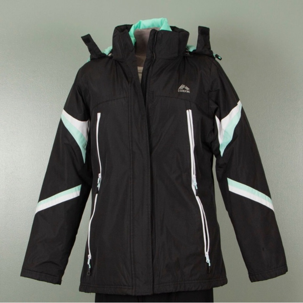 Black and Teal RBX Winter Jacket, worn once.